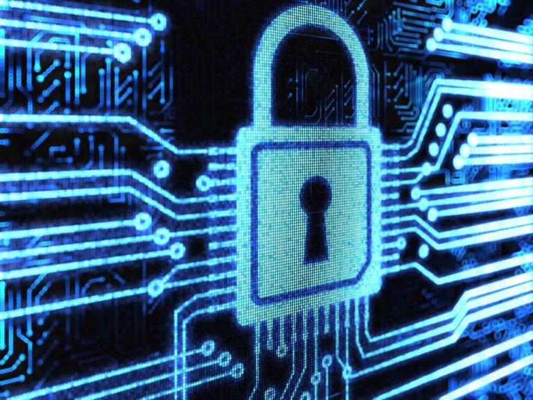 Commercial Lock depicting Cybersecurity